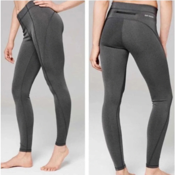 IVY PARK Mid-Rise Gray Sculpted‎ Leggings Full Length - Picture 1 of 5